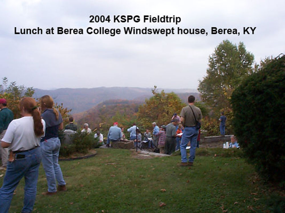 2004 KSPG Fieldtrip, lunch at Berea College Windswept House